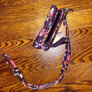 Vera Bradley lanyard wallet